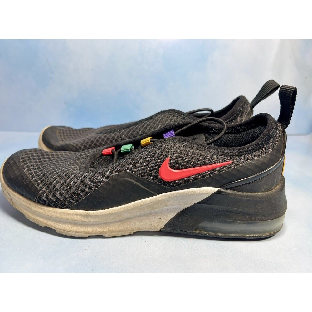 Nike Air Max Motion 2 Slip on Sneakers Shoe AQ2743-009 Black Youth Child Size 1Y